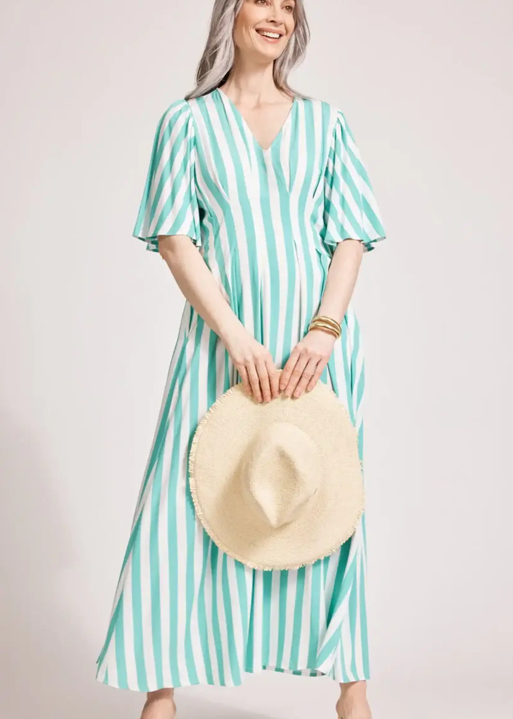Eb & Ive Treville Stripe Maxi Dress