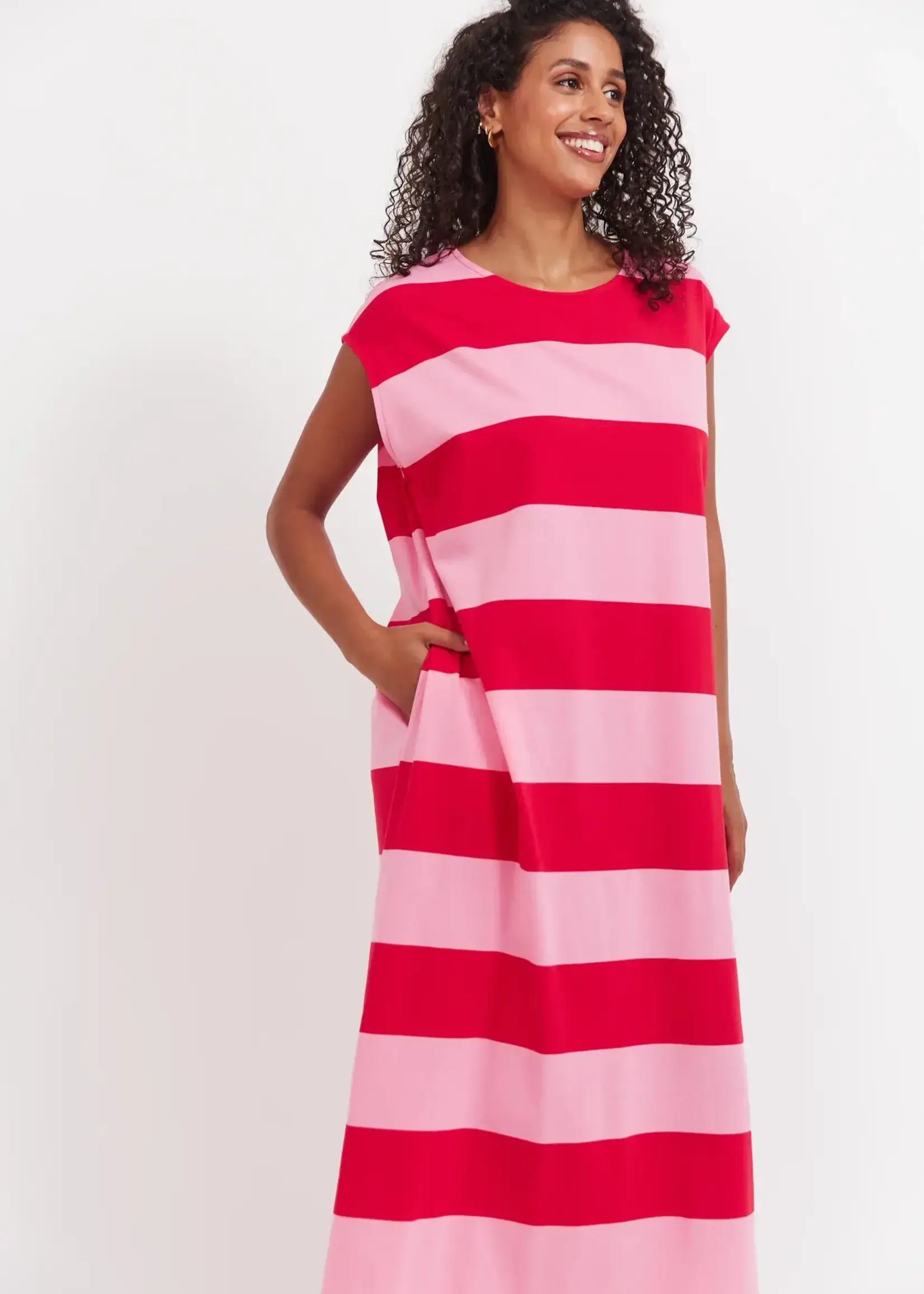 Haven Jardin Stripe TShirt Dress