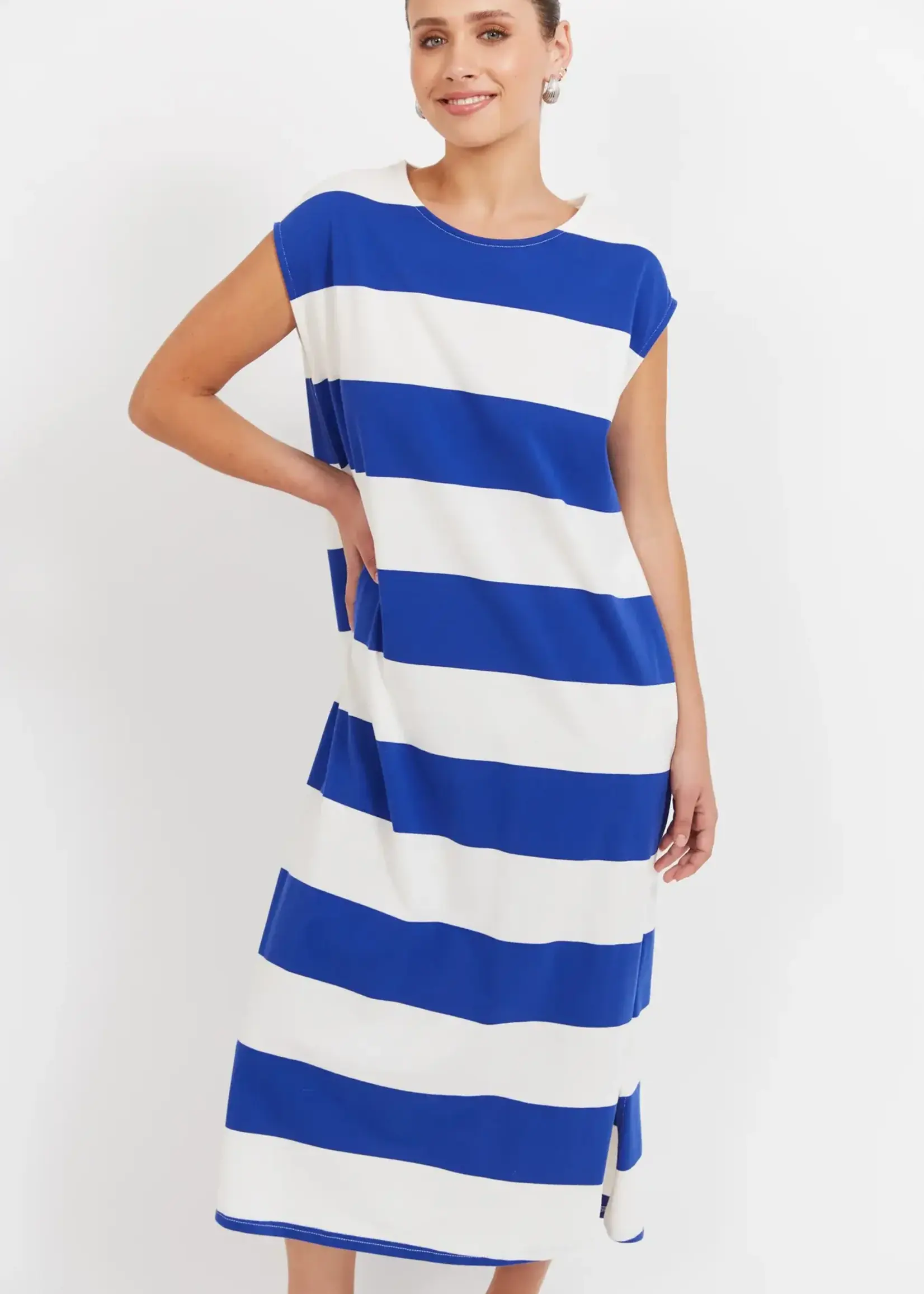 Haven Jardin Stripe TShirt Dress