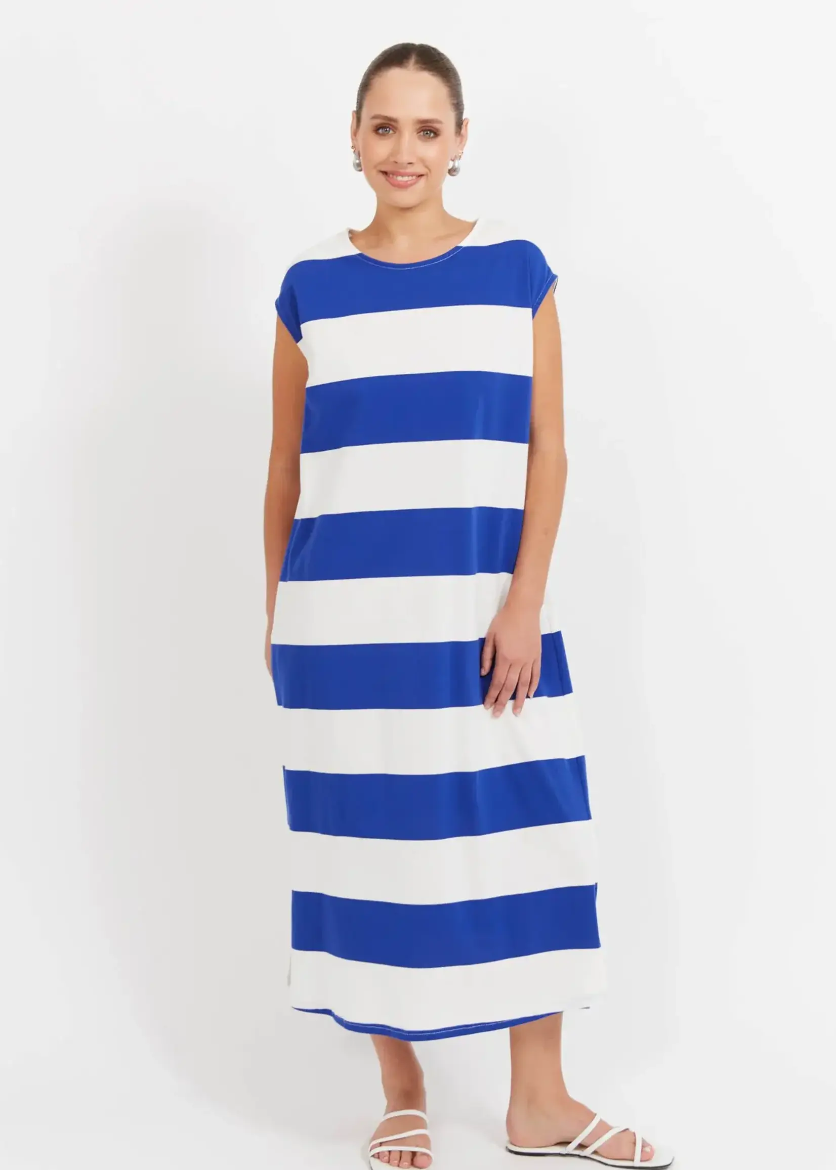 Haven Jardin Stripe TShirt Dress