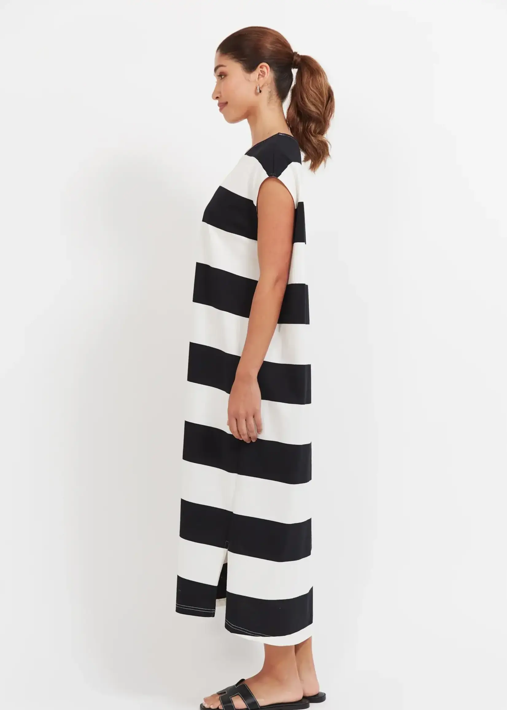 Haven Jardin Stripe TShirt Dress