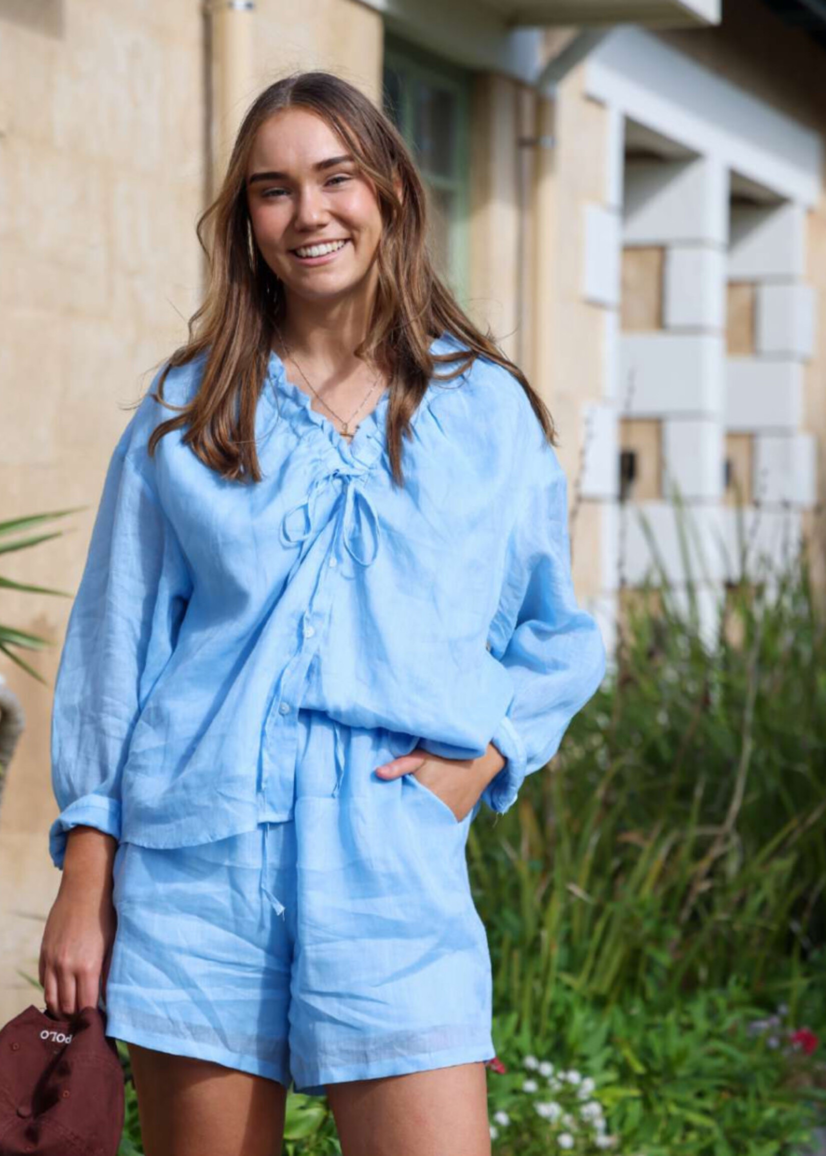 The Eighth Letter Eden Shirt Blue