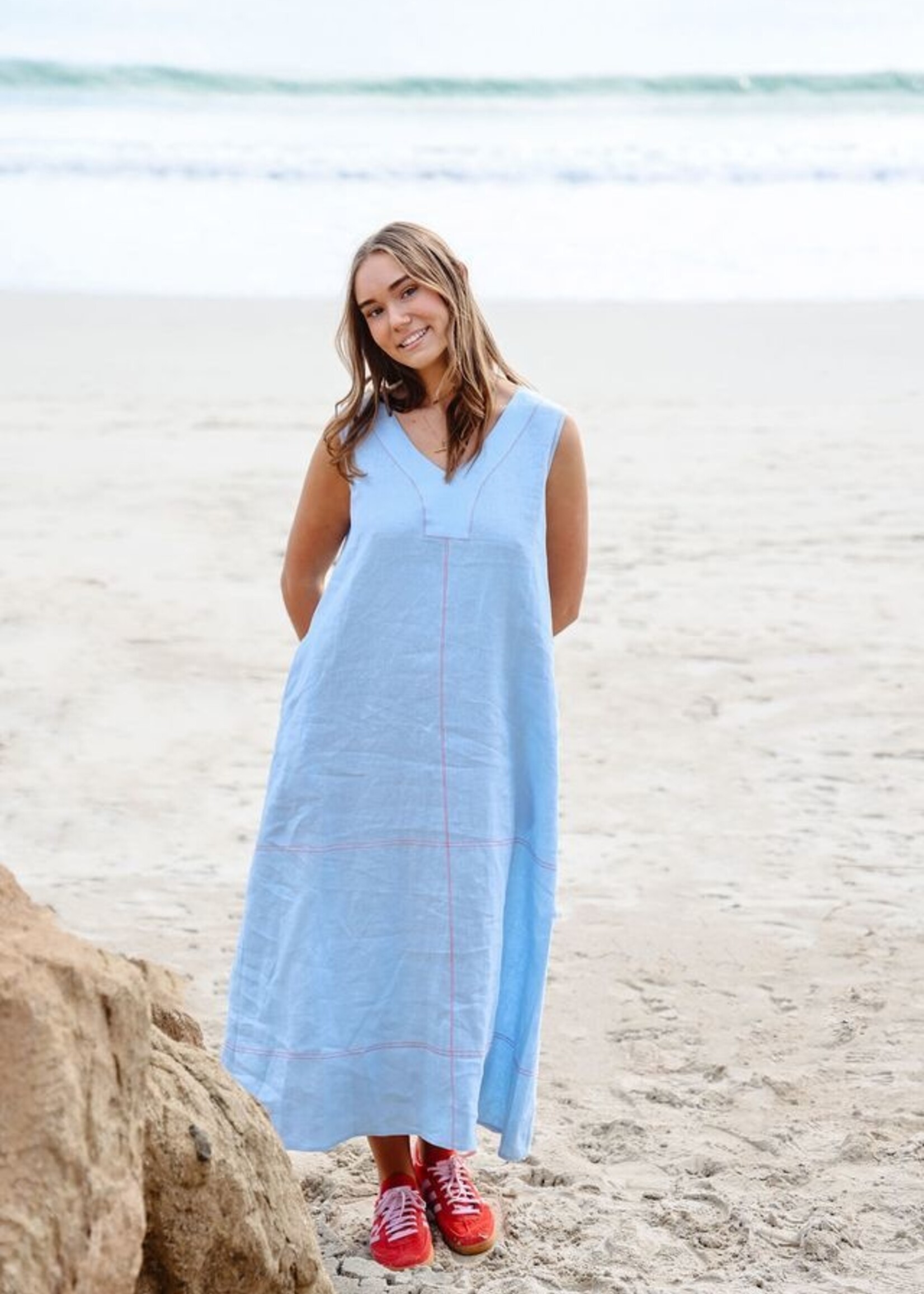 The Eighth Letter Willow Dress Blue