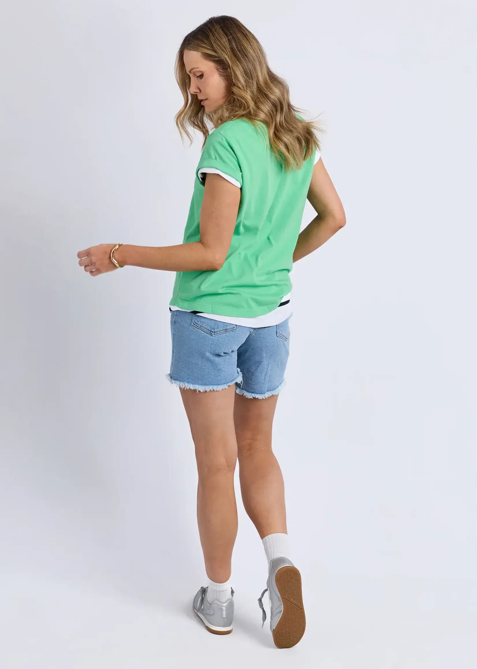 Foxwood Manly Tee V Neck Green