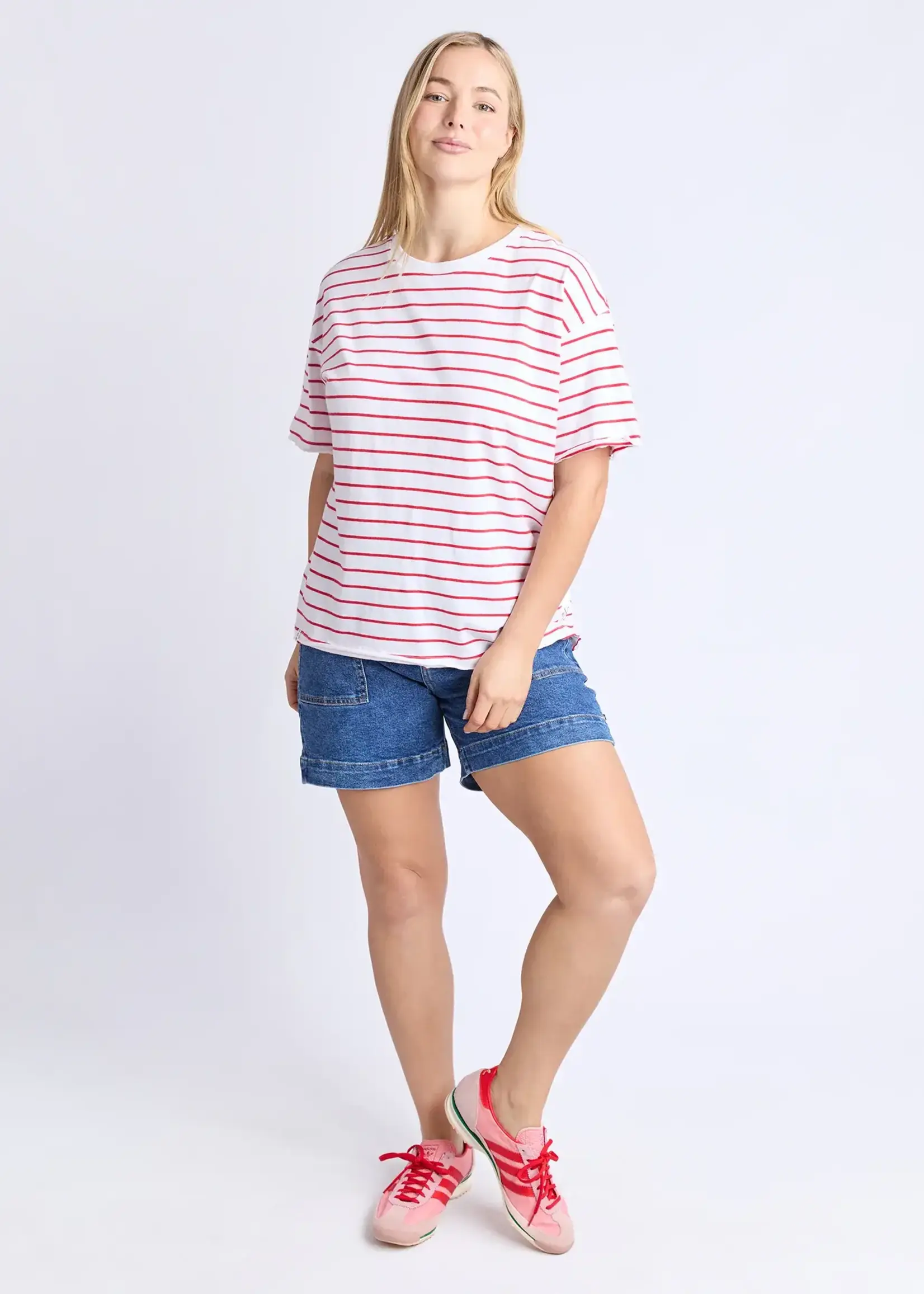 Elm Winona Stripe SS tee