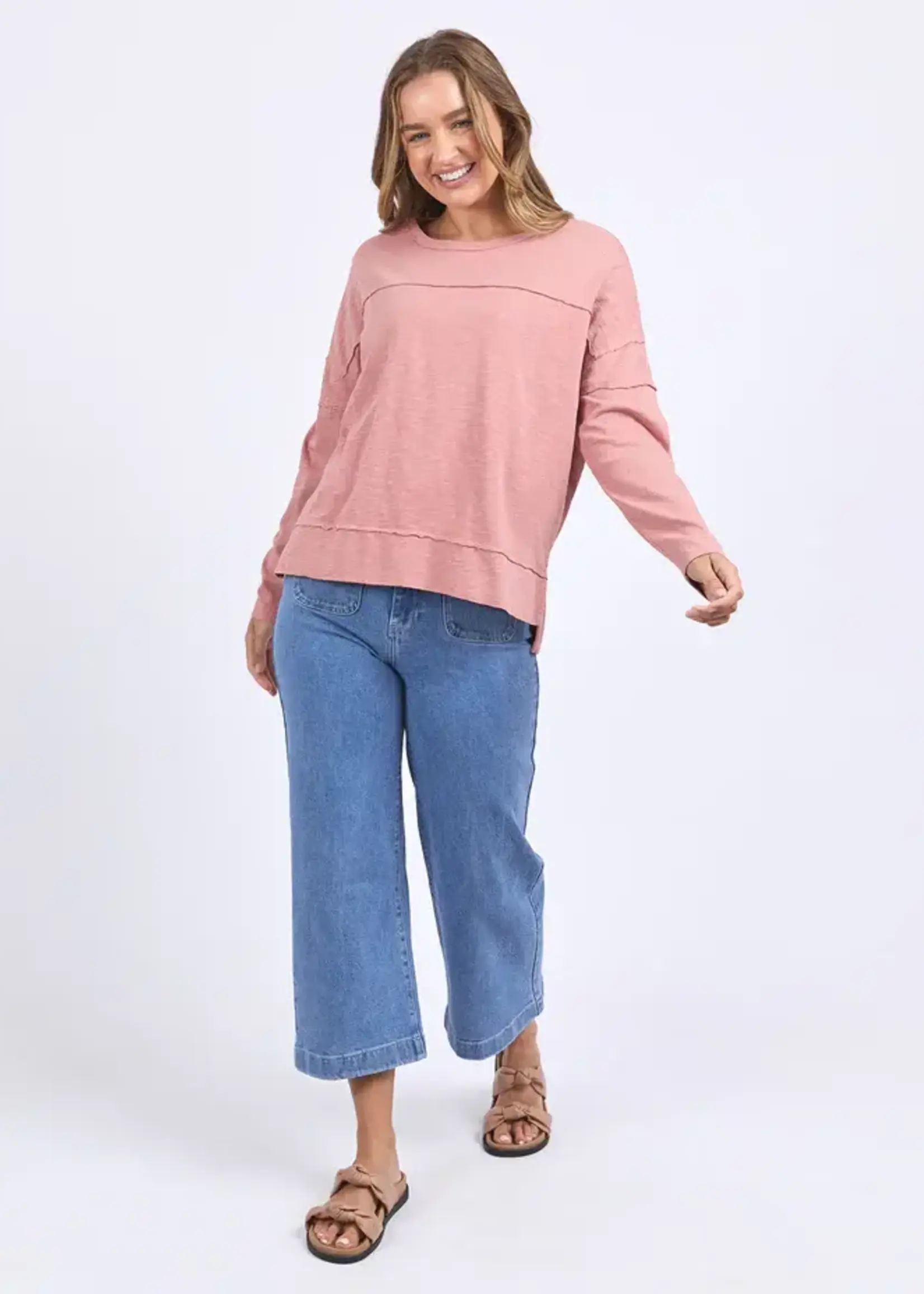 Foxwood Jayne Throw on Top Ash Rose