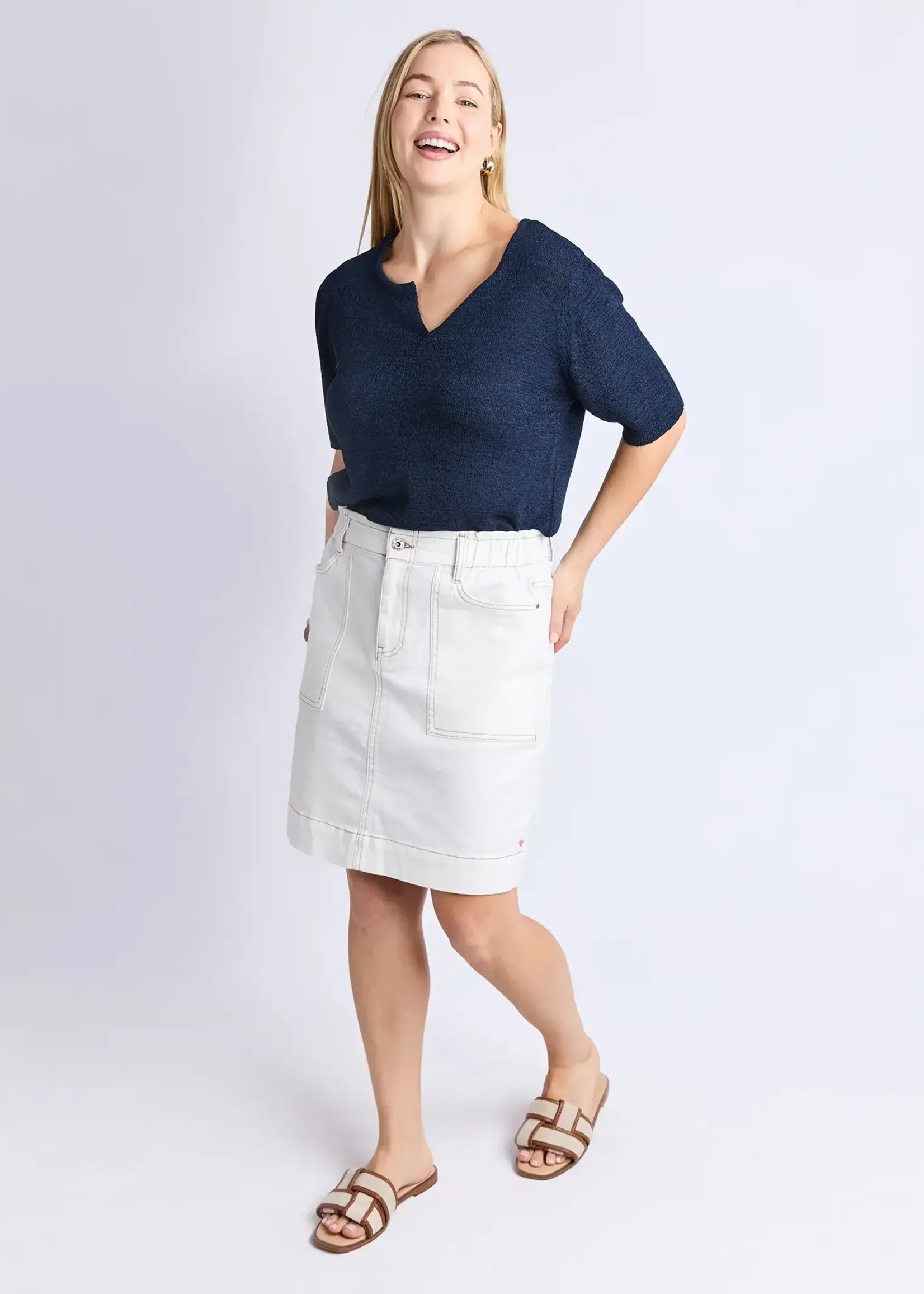 Elm Atlas Denim Skirt