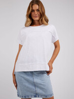 Foxwood Throw On SS tee White