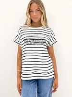 Foxwood Throw on SS Tee Stripe