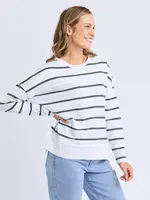 Foxwood Jayne Stripe Throw On Top (N)