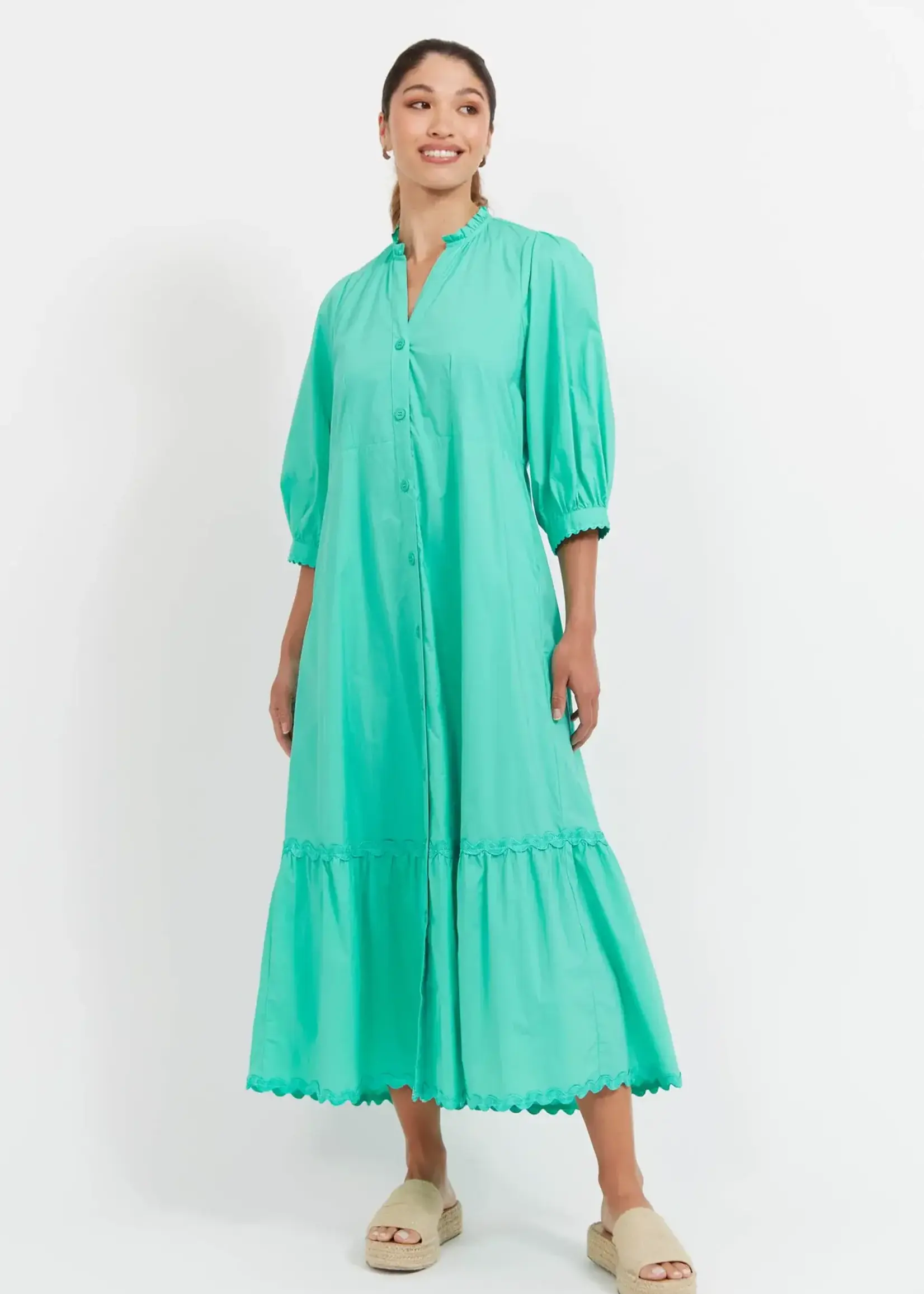 Haven Brasilia Button Maxi Dress