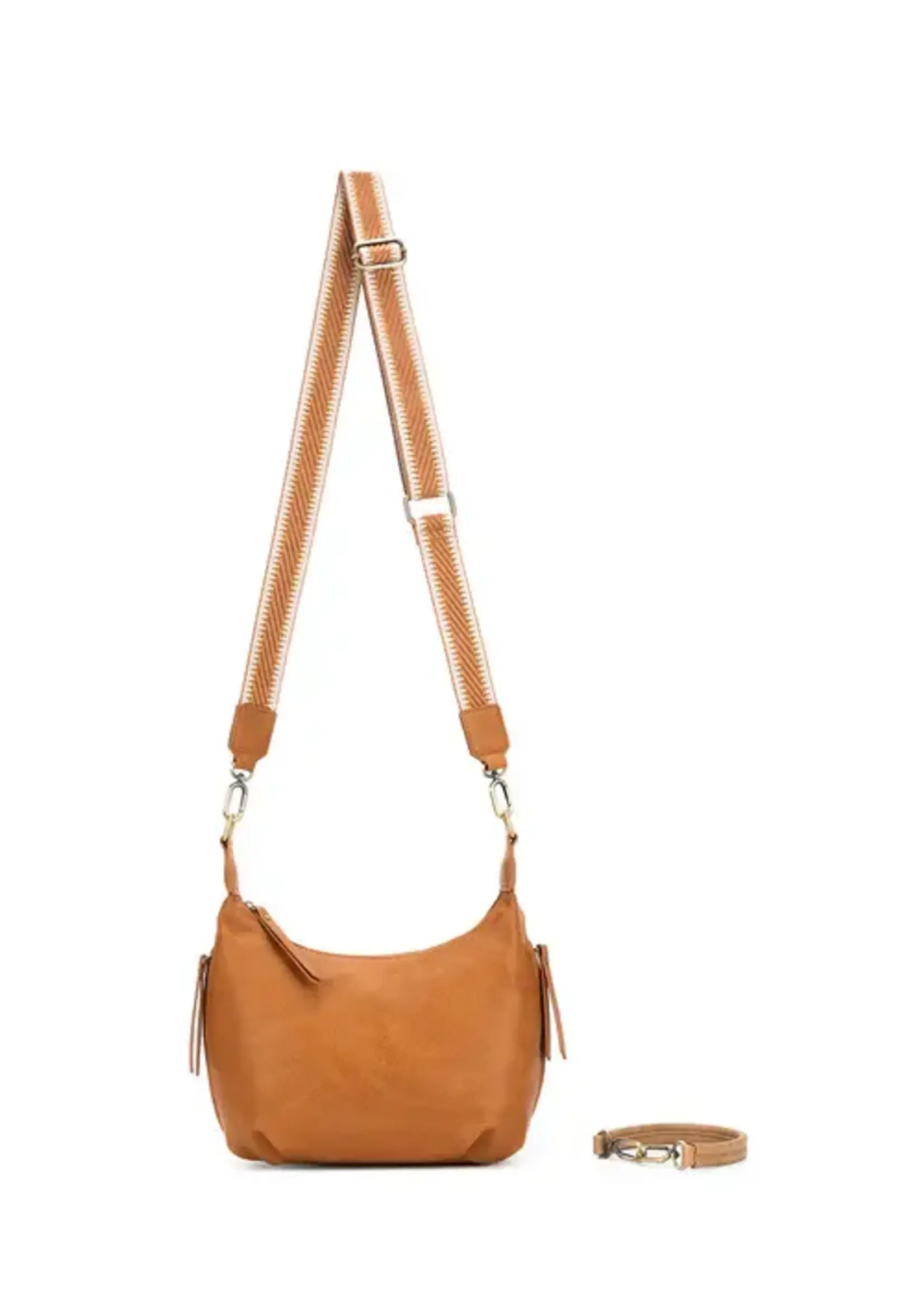 Black Caviar Carey Tan Shoulder Bag