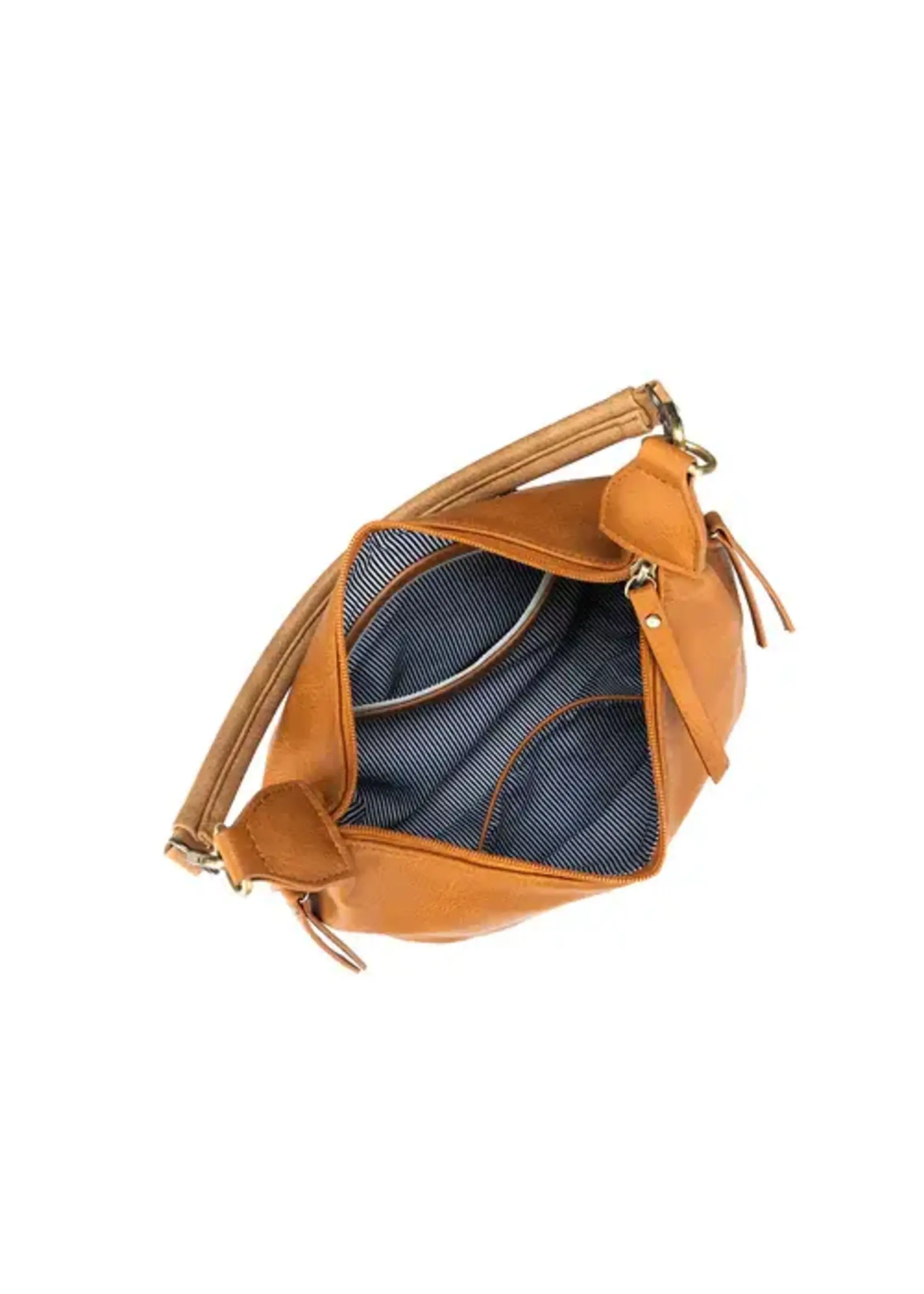 Black Caviar Carey Tan Shoulder Bag