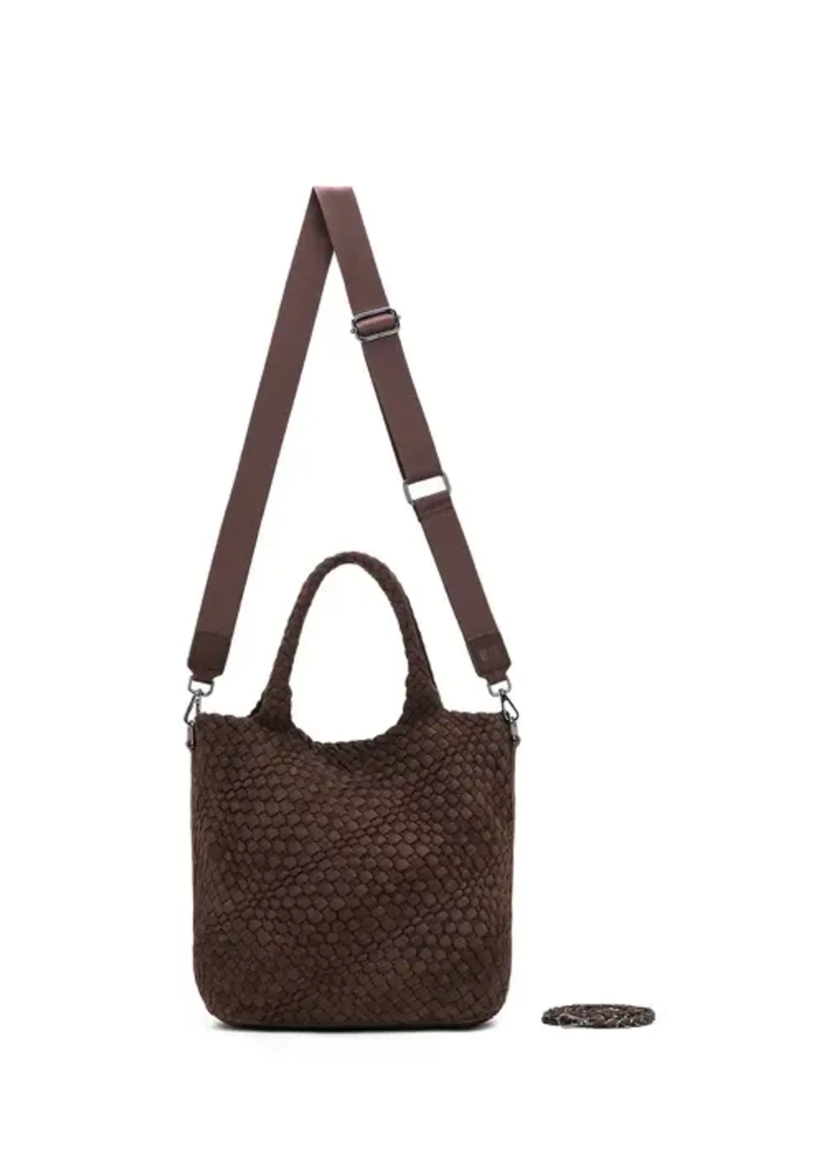 Black Caviar Arielle 2pce Suedette Bag