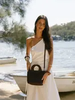 Black Caviar Riviera 2pce Mini Bag Chocolate