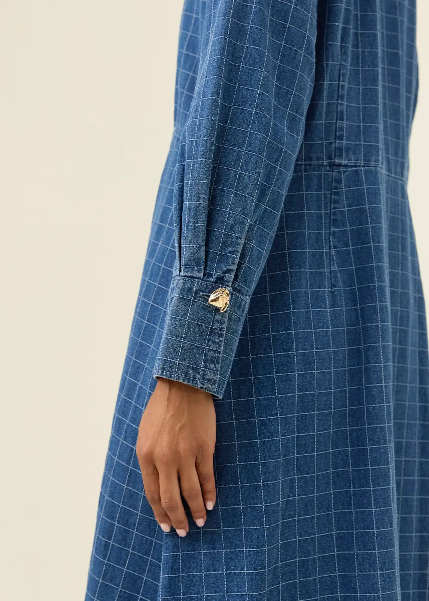 Isle Of Mine Sloane Denim maxi Dress