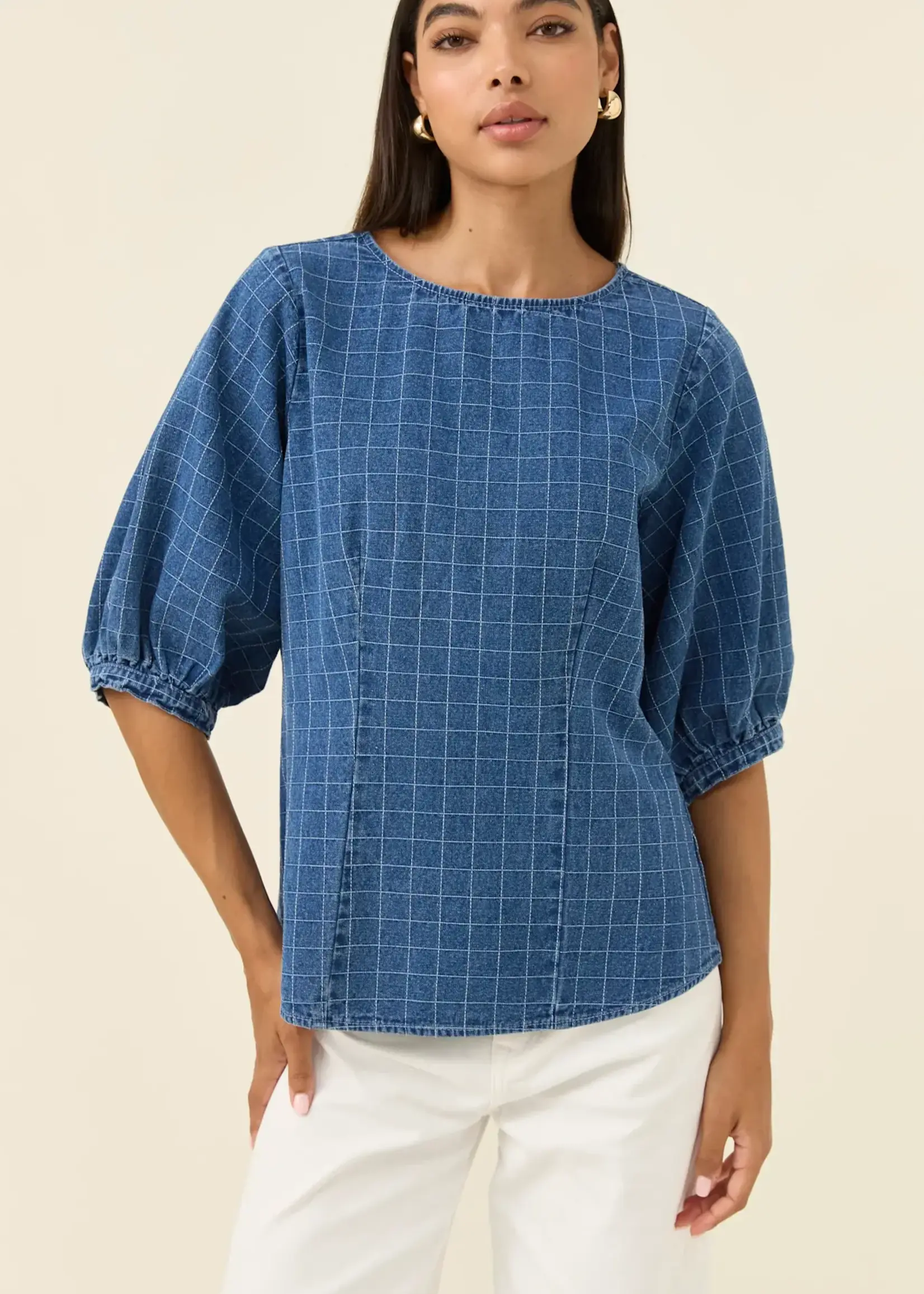 Isle Of Mine Sloane Denim Top