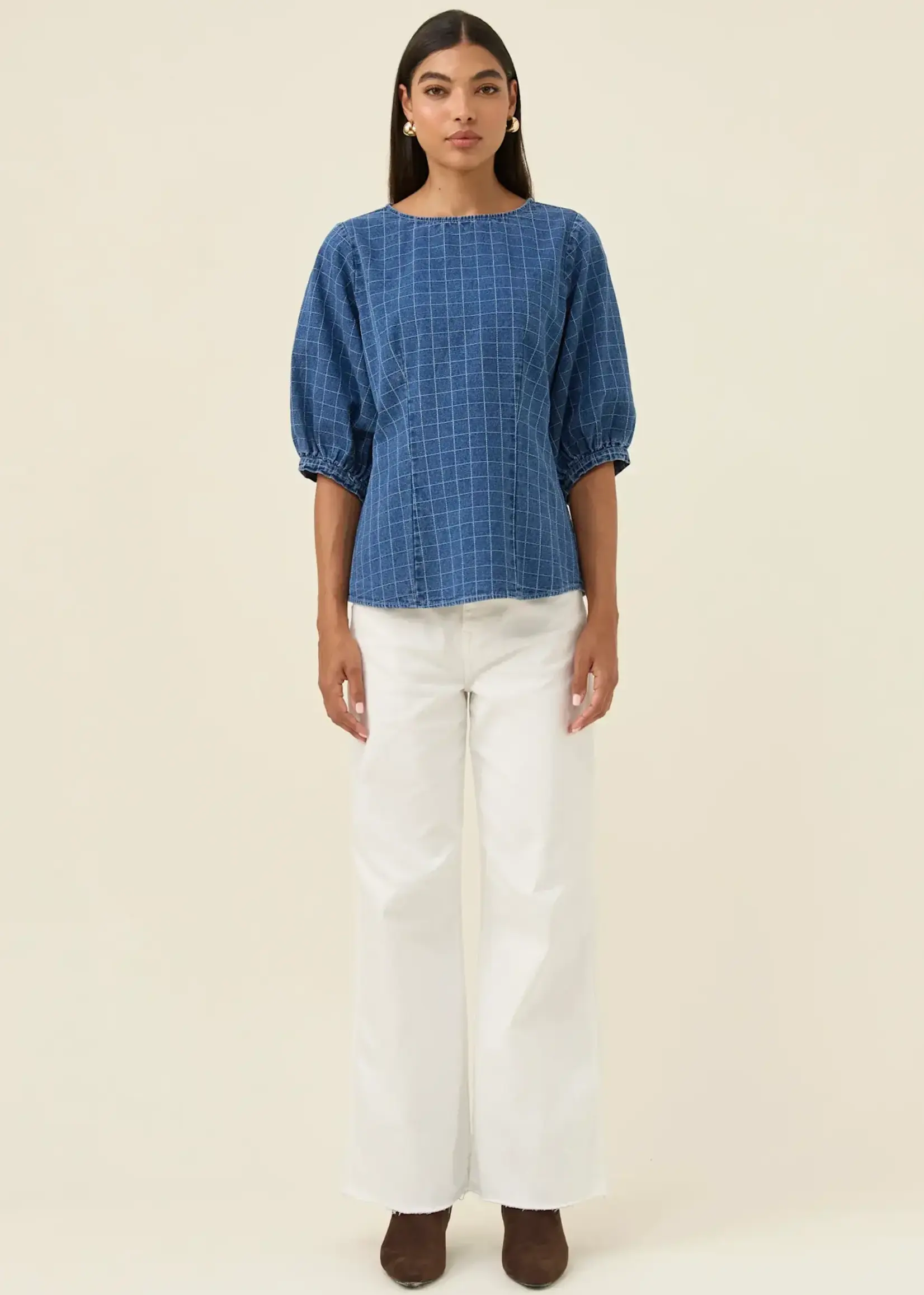 Isle Of Mine Sloane Denim Top