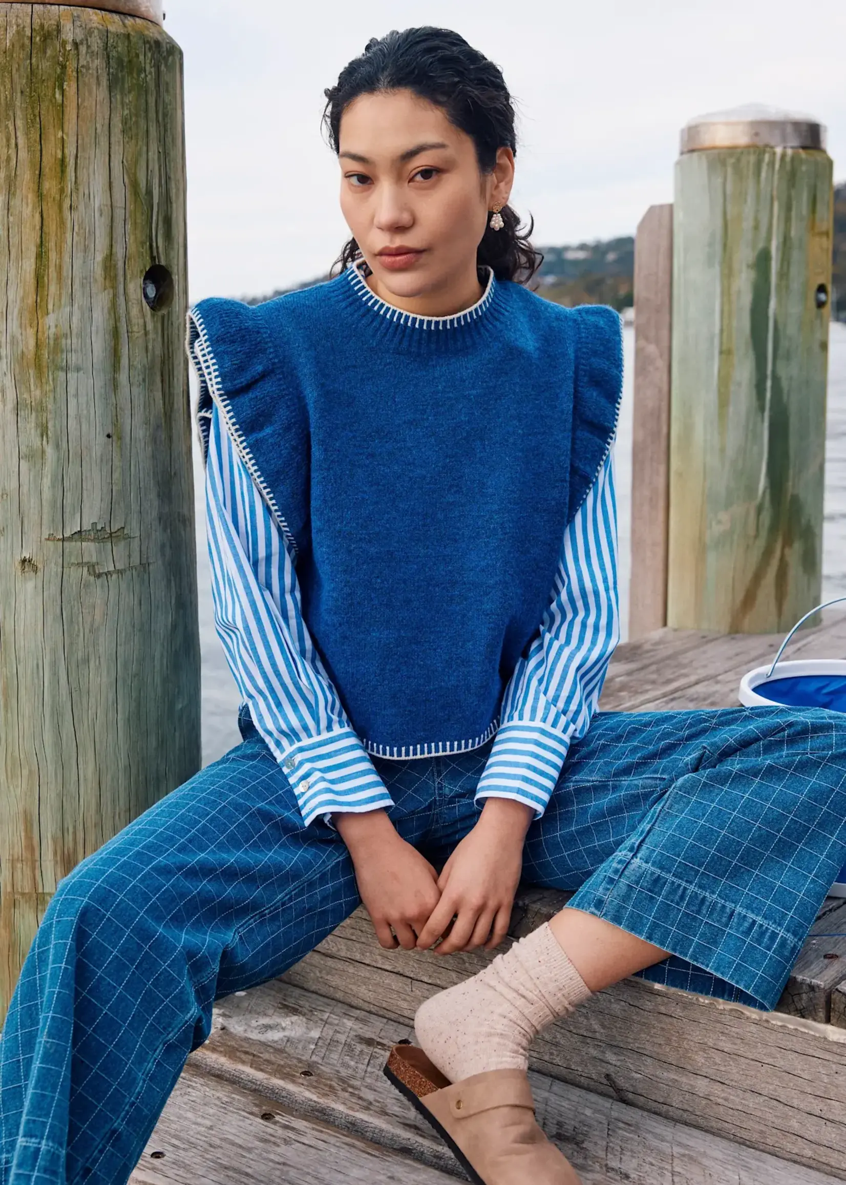 Isle Of Mine Athena Frill Knit Top