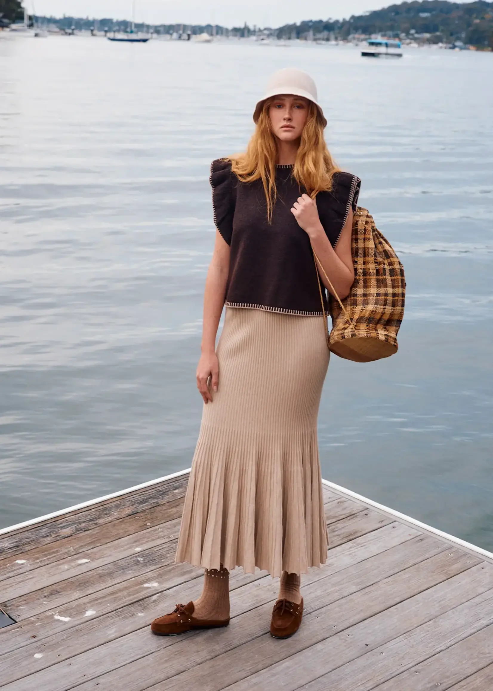 Isle Of Mine Athena Frill Knit Top