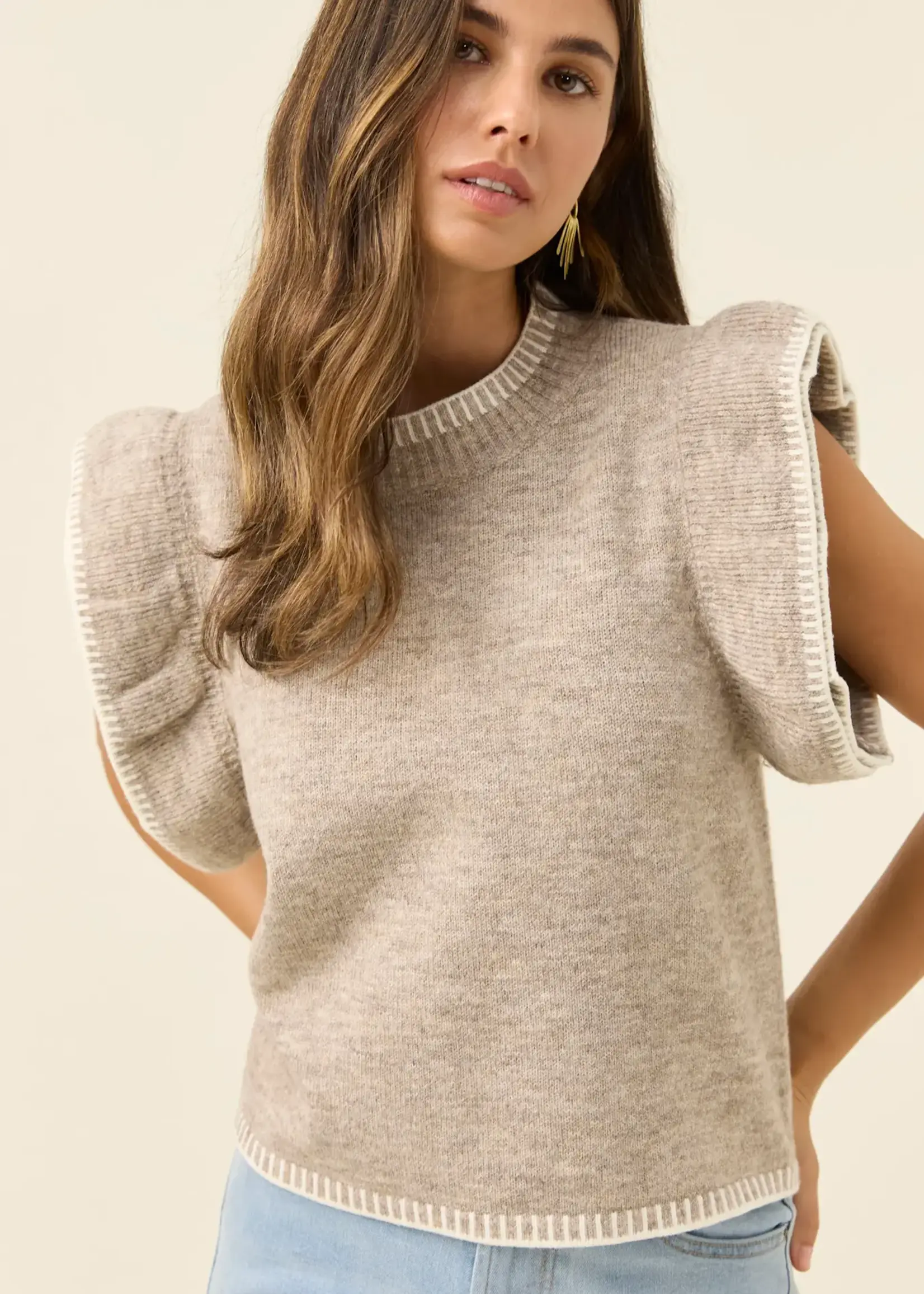 Isle Of Mine Athena Frill Knit Top