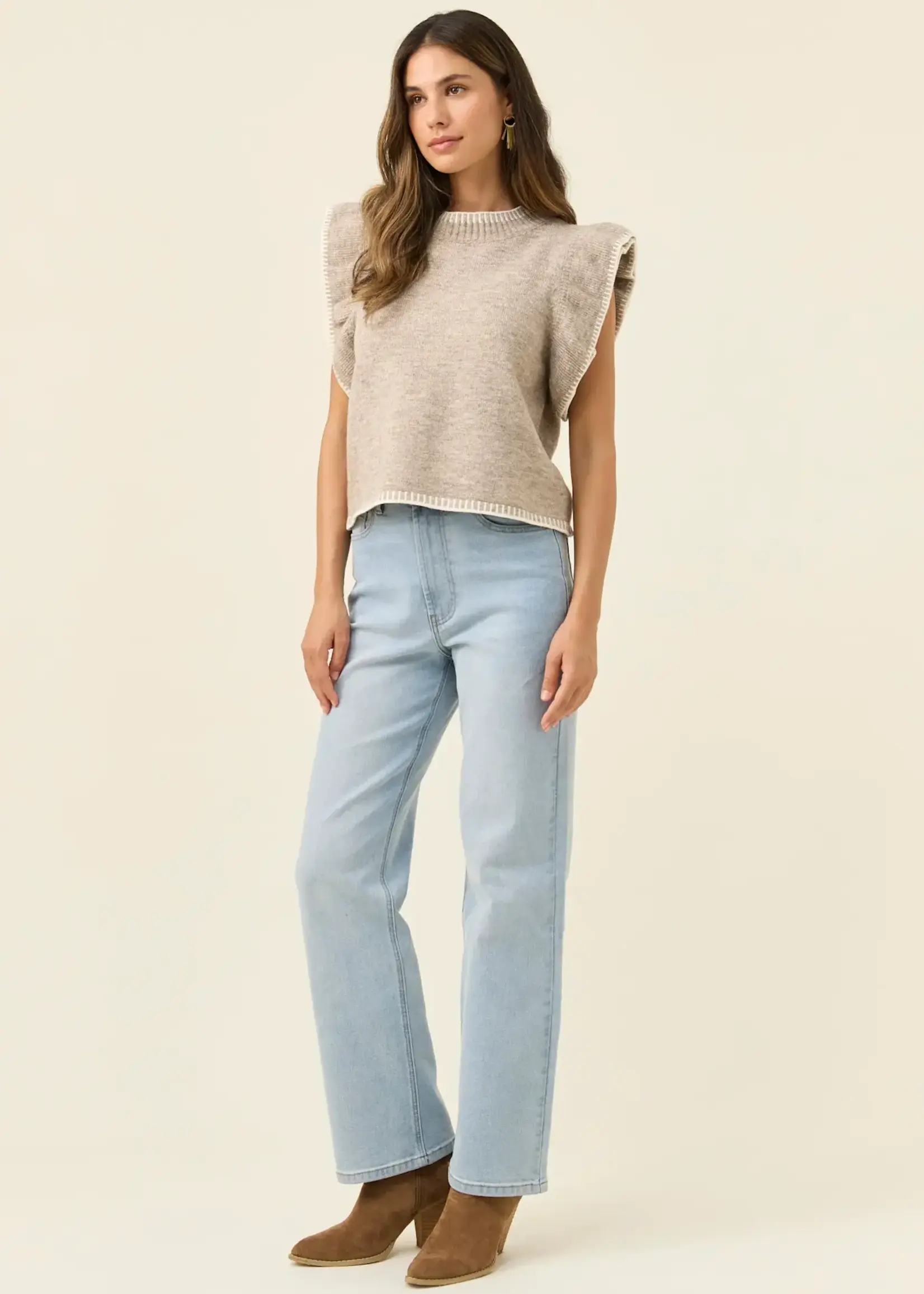 Isle Of Mine Athena Frill Knit Top