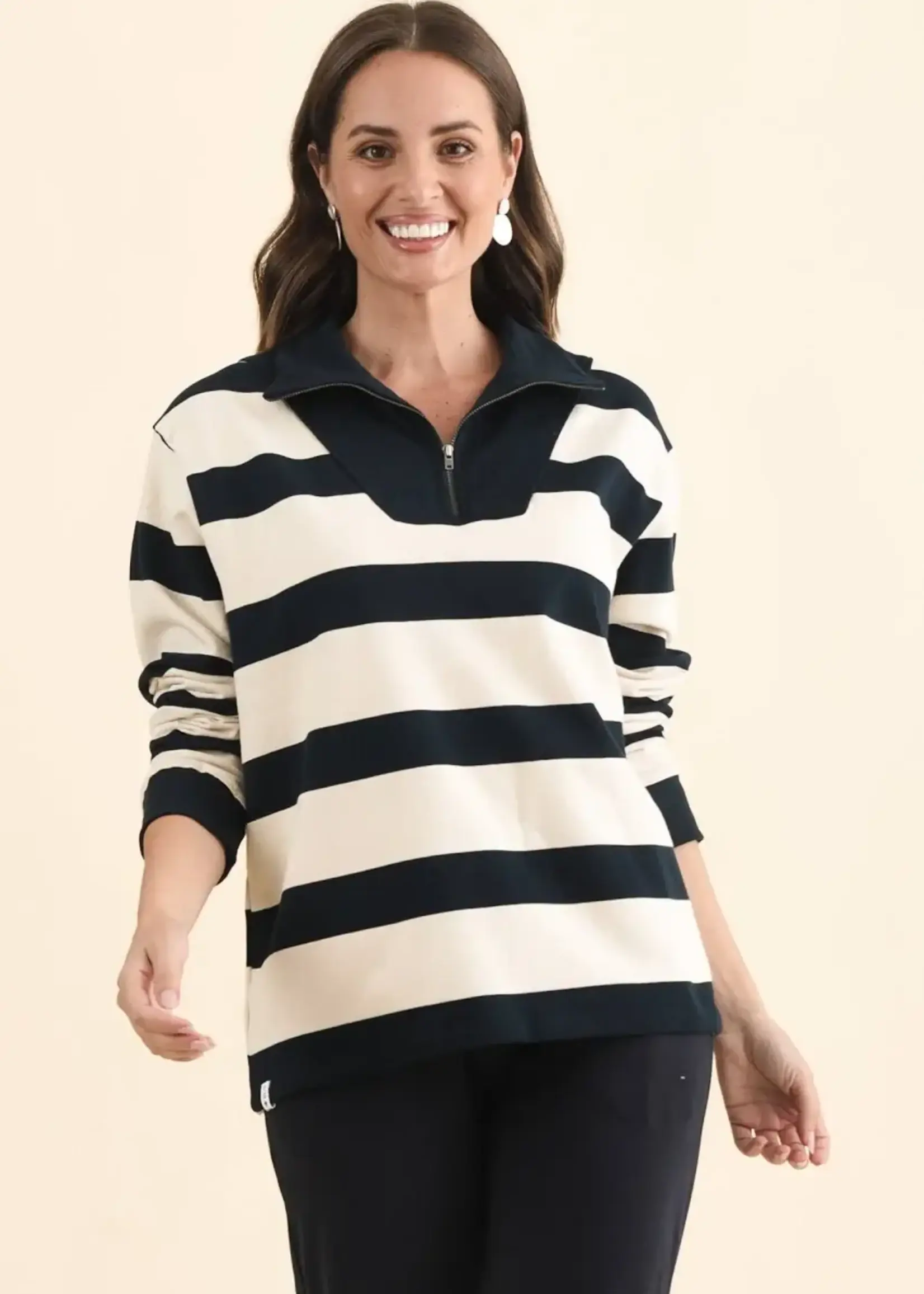 Elm Jade Half Zip navy