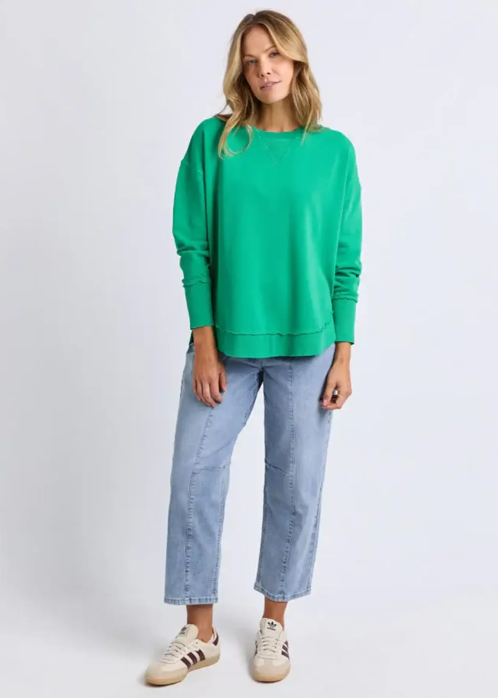 Foxwood Delilah Crew Bright Green