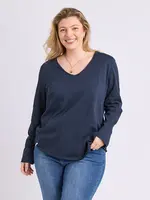 Elm Pima V Tee LS