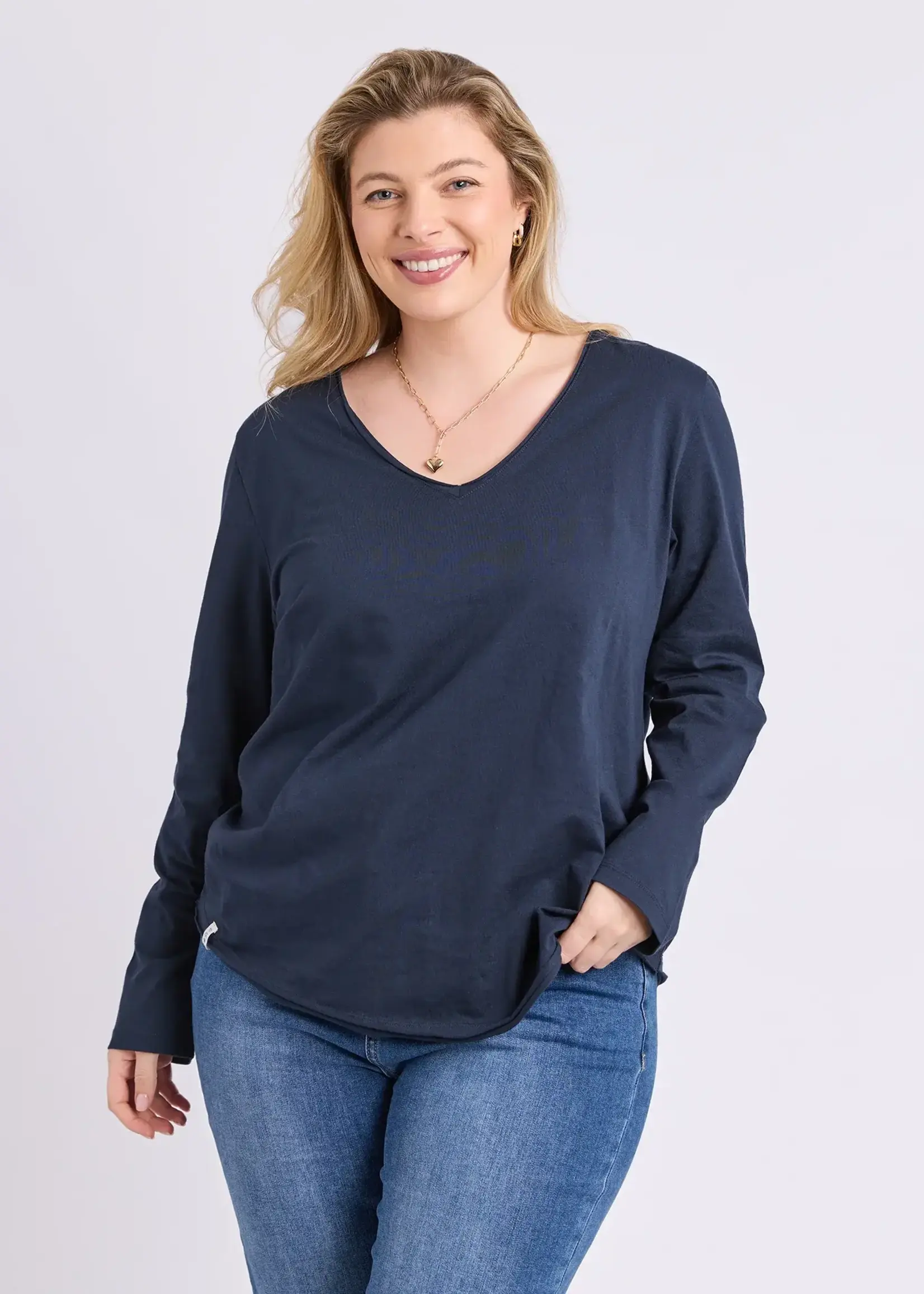 Elm Pima V Tee LS