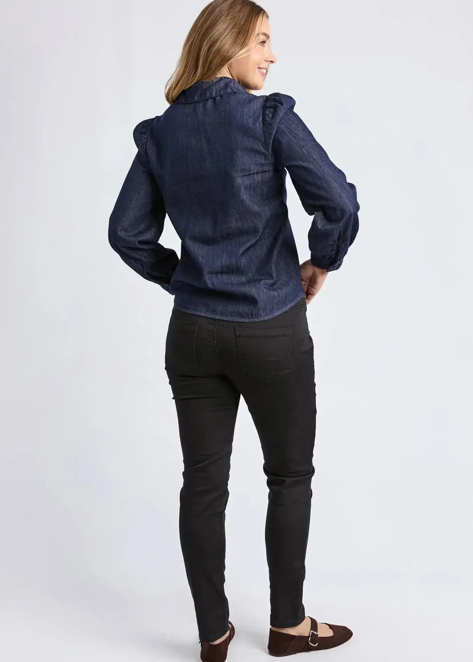 Foxwood Poppy Denim Shirt