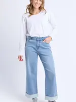 Elm Deb Turn Up Jean Vintage Blue