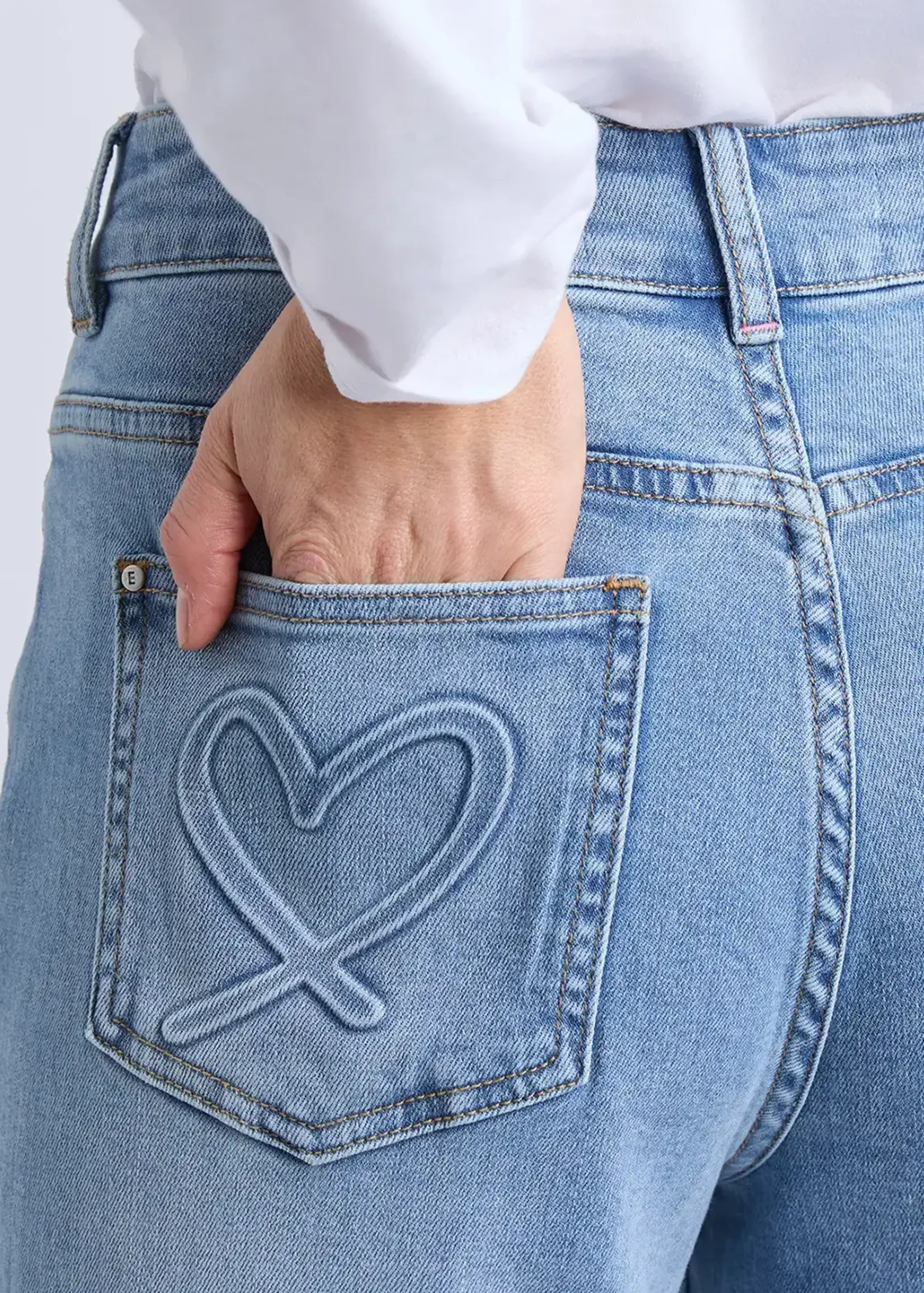 Elm Deb Turn Up Jean Vintage Blue