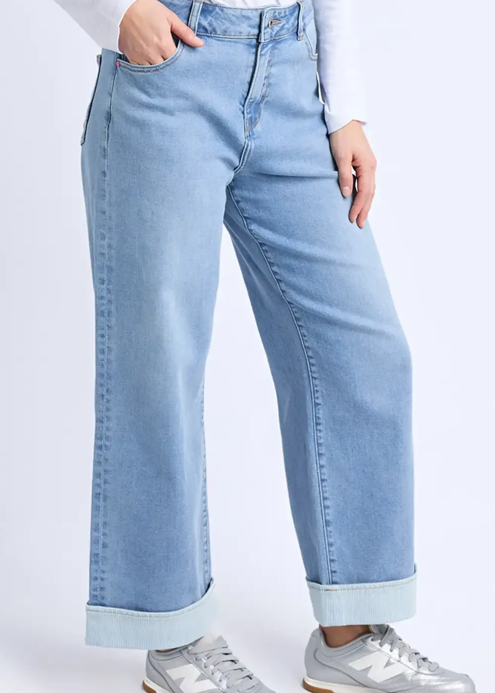 Elm Deb Turn Up Jean Vintage Blue