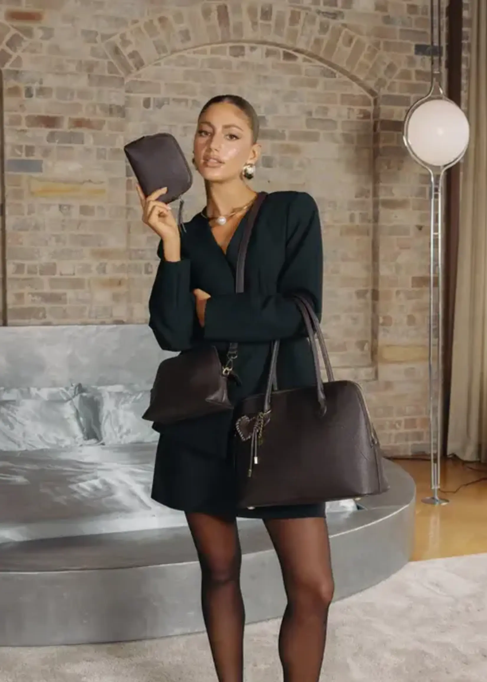 Black Caviar Francesca 3pce Bag
