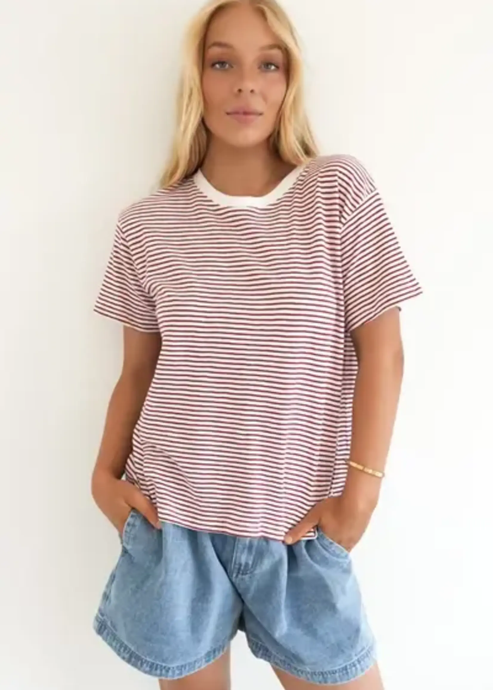 Foxwood Huch Stripe Tee