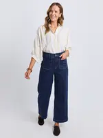 Elm Alyssa Front Pocket Jean DBLU