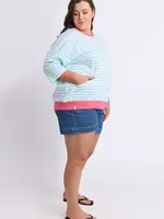 Elm Mazie Stripe Ringer Sweat