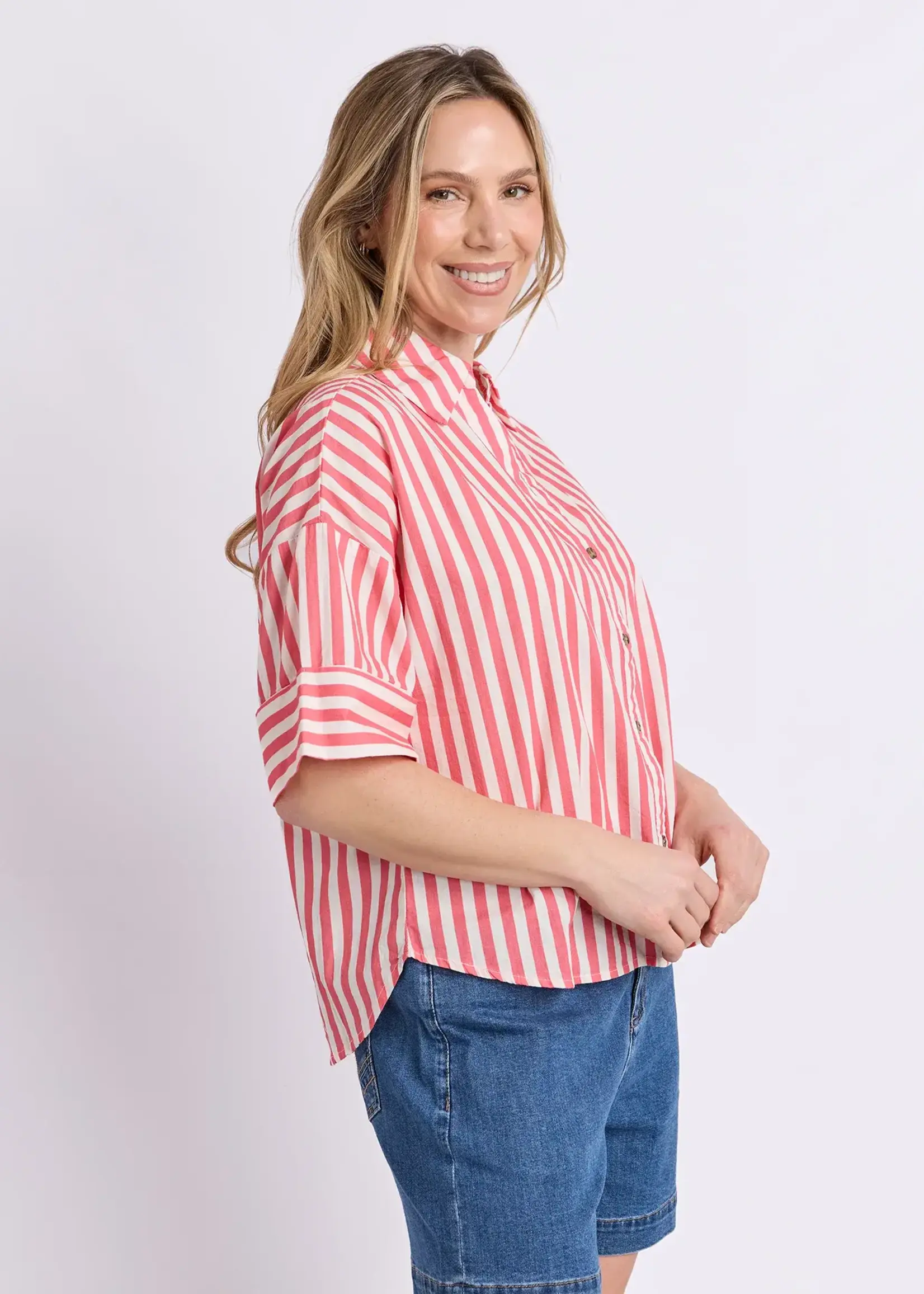 Elm Striped Holiday Shirt