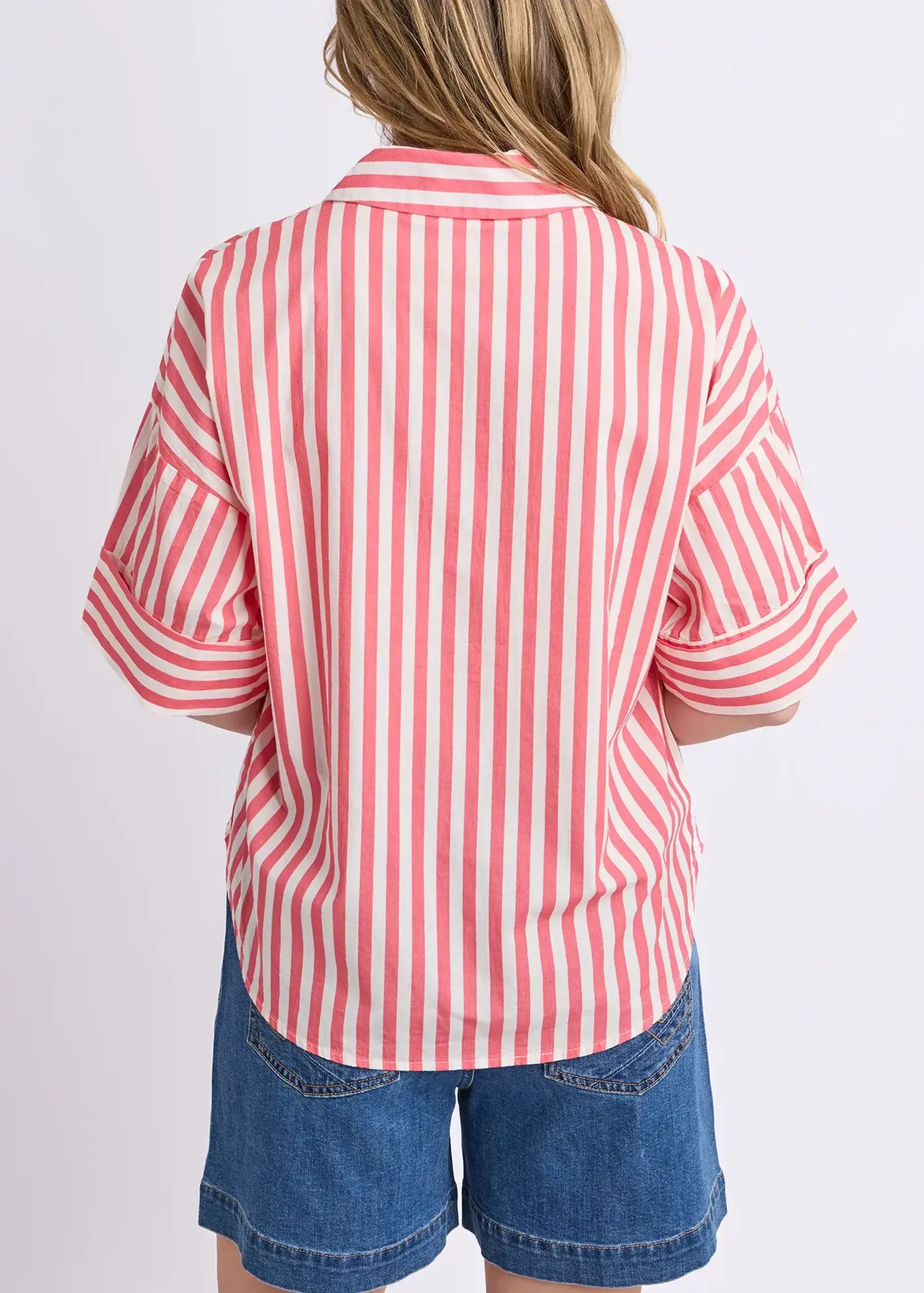 Elm Striped Holiday Shirt
