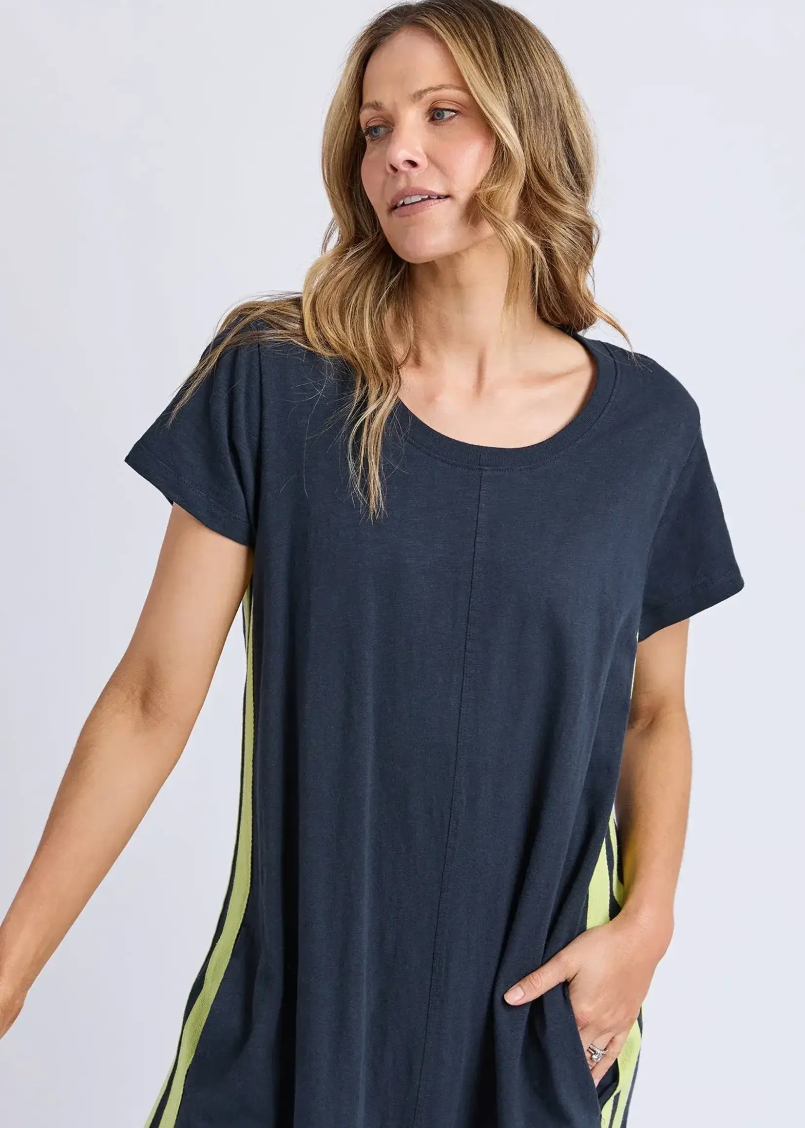 Foxwood Recovery Dress Mint Stripe