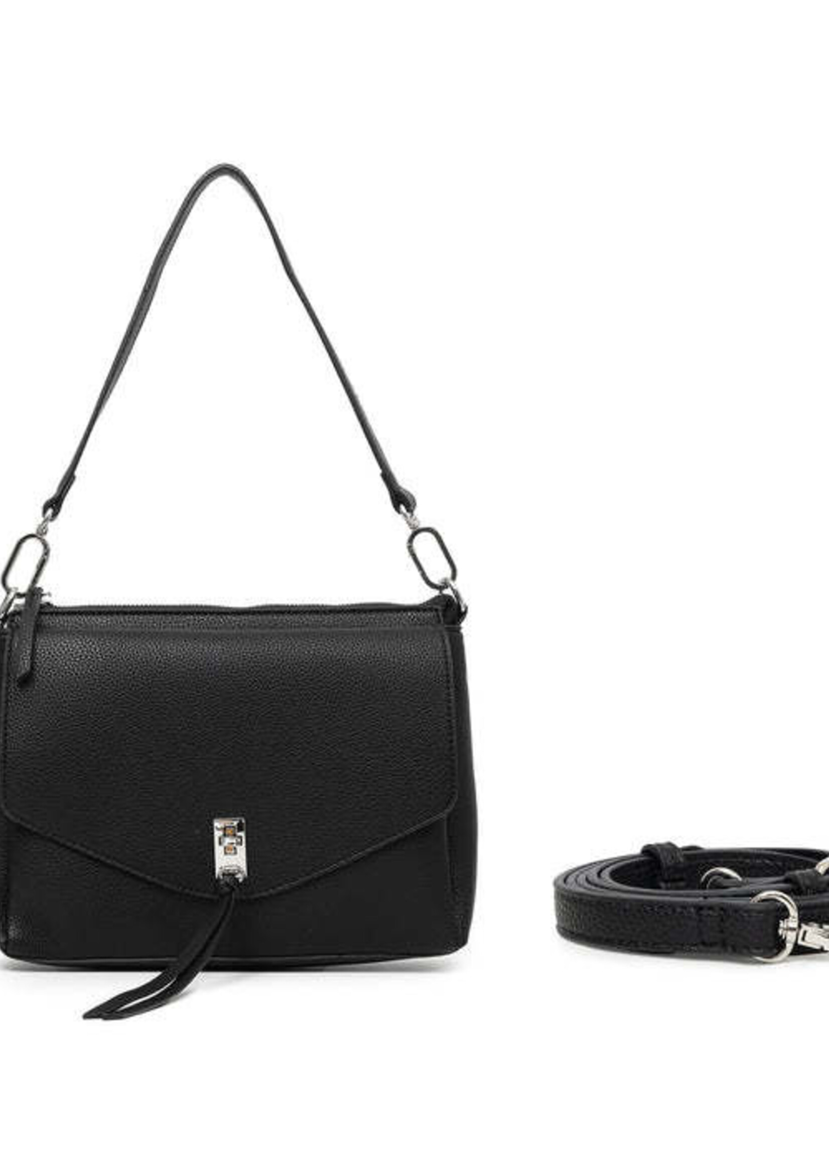 Black Caviar Becky Flap Crossbody Bag