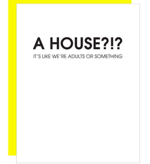 Chez Gagne Adult's Or Something Home Card