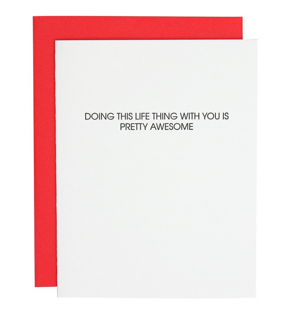 Chez Gagne Life Thing With You Card