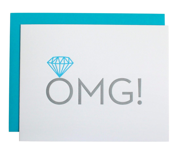 Chez Gagne OMG Engagement Card