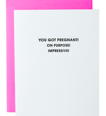Chez Gagne Pregnant on Purpose Card