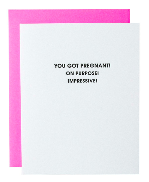 Chez Gagne Pregnant on Purpose Card