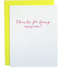 Chez Gagne Thanks For Being Awesome Card