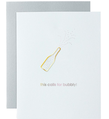 Chez Gagne This Calls For Bubbly Paper Clip Card