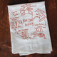 Girls Can Tell How To Eat Crab Tea Towel